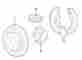 04779286aa Mopar Chrysler Oem Brake Drum Image 1