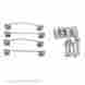 084-1697 Beck Arnley Parking Brake Hardware Kit Fits 88-91 Bmw 325ix