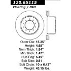 120.65115 Centric Premium Brake Rotor