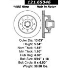 121.65046 Centric Standard Brake Rotor