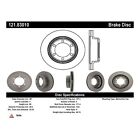 121.8301 Centric Parts Brake Rotor