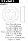 122.42022 Centric Parts Rear Brake Drum