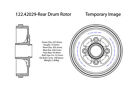 122.42029 Centric Parts Brake Drum-premium Drum Preferred Rear Fits 2012 Nissan Versa Pdr0847