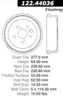 122.44036 Centric Parts Rear Brake Drum