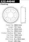 122.44046 Centric Parts Rear Brake