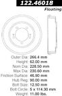 122.46018 Centric Parts Rear Brake Drum