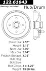 122.61043 Centric Parts Premium Rear Brake
