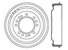 122.67003 Centric Parts Rear Brake Drum