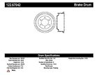 1408-25980 122.67042 Centric Parts Brake Drum-premium 805890138556