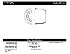 122.79004 Centric Parts Brake Drum Preferred Rear Fits Ford 805890370024