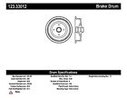 123.33012 Centric Parts Brake Drum-c-tek