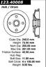 123.40008 Centric Parts Rear Brake Drum