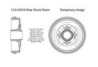 123.42029 Centric Parts Rear Brake Drum