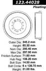 123.44028 Centric Parts Rear Brake Drum
