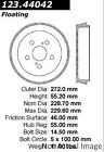 123.44042 Centric Parts Rear Brake Drum