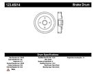 123.45014 Centric Parts Brake Drum-c-tek