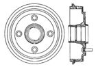 123.46017 Centric Parts Brake Drum