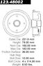 123.48002 Centric Parts Brake Standard Rear