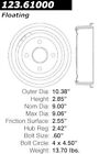 123.61000 Centric Parts Brake Drum