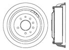 123.62018 Centric Parts Brake Drum Rear