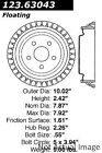 123.63043 Centric Parts Rear Brake Drum