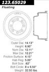 123.65029 Centric Parts Rear Brake