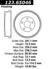 123.65046 Centric Parts Rear Brake