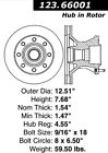 123.66001 Centric Parts Front Brake