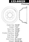 123.66029 Brake Rear Drumtek Standard Centric