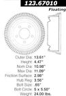 123.67010 Centric Parts Rear Brake Drum