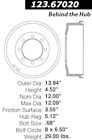 123.67020 Pb300 -tek Plymouth Drum Fits 1980-1983 Cent Standard Pb350