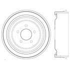 123.99023 Centric Parts Brake Standard Rear