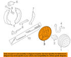 14056175 Gm Oem-brake Backing Plate