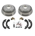 145801 Mac Auto Parts For Dakota Rear Brake Drums Shoes Wheel
