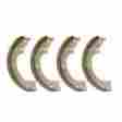 16726.02 Omix-ada Brake Shoe Set Fits 54-66 Cj-3b Cj5 Cj6 804314014094