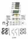 17390 Better Brake Parts Parking Kit Rear