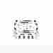 17478 Carlson Drum Brake Hardware Kit Rear Fits 11-12 Vw Jetta
