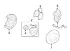 19184536 Gm Brand New Genuine Oem Drum Brake Backing Plate
