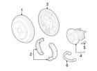 19256491 Gm Brand New Genuine Oem Drum Brake Shoe