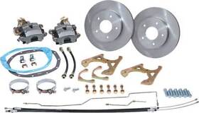 Rb1012 1968-69 Camaro 1968-74 Nova Rear Disc Brake Conversion Set With Plain Rotors