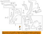 20858258 Gm Chevrolet Oem Volt Quarter Bracket Right