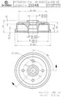 21070 Brembo 2 Brake Drums