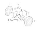 21990465 Gm Brand New Genuine Oem Drum Brake Shoe