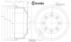 E7uz-1126a 23033 Brembo 2 Rear Brake