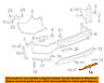 23164609 Gm Oem Acadia Rear Cover