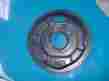 35006 2rh Original Rh Rear Brake Plate With Bolts Nla Mga 1500 1600 1622