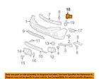 39680szaa11zc Honda Oem Parking Aid Backup Back Up Reverse