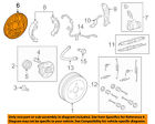 4704352100 Toyota Oem Yaris Rear Plate Splash Dust Shield