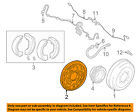 4704435170 Toyota Oem Rear Plate Splash Dust Shield