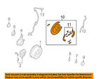 5841026150 Hyundai Oem Santa Backing Splash Dust Shield Plate Right